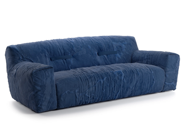 ARGO - 3 seater fabric sofa by Natuzzi Italia - view 2
